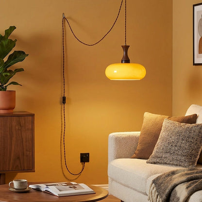 Modern Plug-In Pendant Lighting with Adjustable Height | Stylish Hanging Light for Kitchen and Home Decor 8
