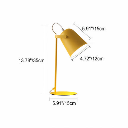 Modern Rotating Table Lamp with Adjustable Shade | Eye-Friendly Lighting for Study and Work Spaces