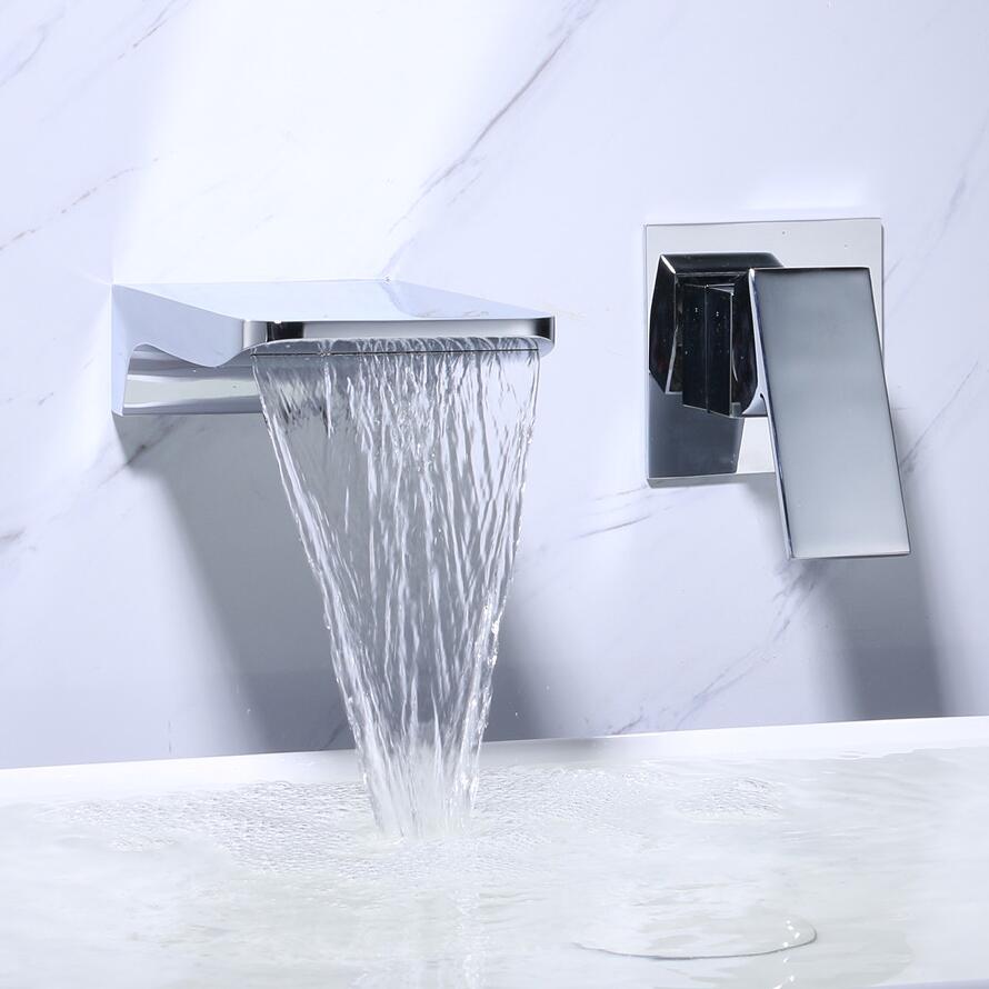 Modern Wall-Mounted Water Tap with Touchless Operation & Adjustable Settings | Elegant Design for Effortless Convenience 1