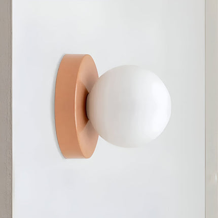 Modern Glass Wall Light Sconce with G9 Socket | Elegant Round Design for Soft Ambient Illumination
