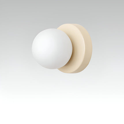 Modern Glass Wall Light Sconce with G9 Socket | Elegant Round Design for Soft Ambient Illumination