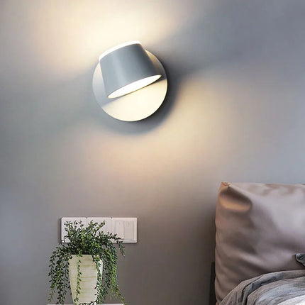 Rotatable LED Wall Lamp with Adjustable Shade | Modern Lighting Solution for Versatile Home Illumination