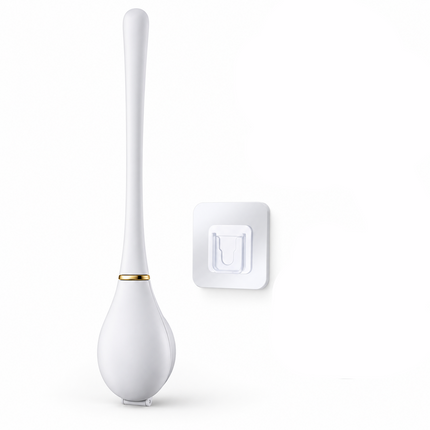 Toilet Brush Wall Mounted, Silicone Toilet Brush with Long Handle, Toilet Bowl Brush for Bathroom Cleaning_02