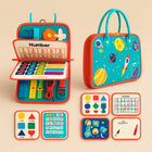 Sensory Board for Toddlers with Travel Case, Montessori Toys for Fine Motor Skills, Sensory Toy for Ages 2 to 5_01