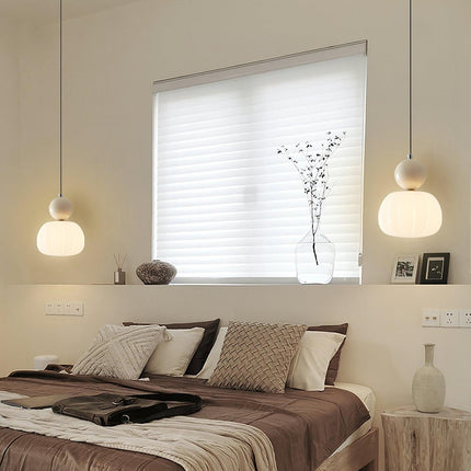 Organic Pendant Lamp with Warm Diffused Light | Modern Acrylic Design for Inviting Ambience