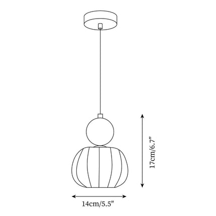 Organic Pendant Lamp with Warm Diffused Light | Modern Acrylic Design for Inviting Ambience