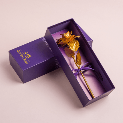 Rose Gift Box with Long Stem Flower Display | Elegant Home Decoration for Mother's Day and Special Occasions