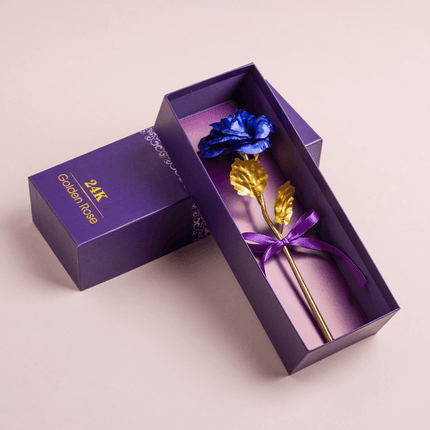 Rose Gift Box with Long Stem Flower Display | Elegant Home Decoration for Mother's Day and Special Occasions