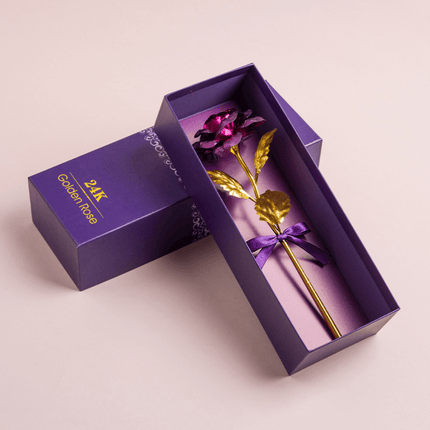 Rose Gift Box with Long Stem Flower Display | Elegant Home Decoration for Mother's Day and Special Occasions