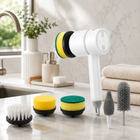 Electric Cleaning Brush, Cordless Electric Spin Scrubber with 3 Speeds, Bathroom Scrub Brush for Tile and Glass_00