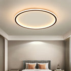 Round LED Ceiling Light Scandinavian, Dining Room Light Fixture for Bar, Modern Ceiling Light Fixture Black or White
