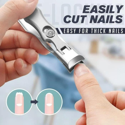Heavy Duty Nail Clippers with Wide Jaw Opening | Stainless Steel Trimmer for Thick Fingernails and Toenails