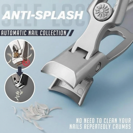 Heavy Duty Nail Clippers with Wide Jaw Opening | Stainless Steel Trimmer for Thick Fingernails and Toenails