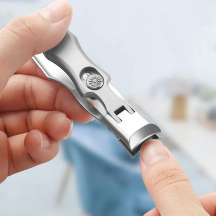 Heavy Duty Nail Clippers with Wide Jaw Opening | Stainless Steel Trimmer for Thick Fingernails and Toenails