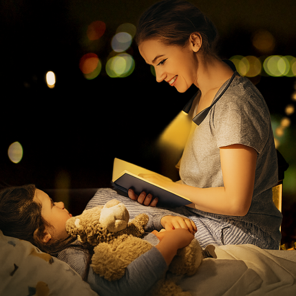 LED Neck Light with Adjustable Brightness | Hands-Free Reading Lamp for Comfortable Lighting
