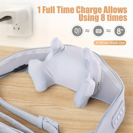 Cordless Neck Massager for Shoulder Relief with Rechargeable Battery | Portable Design for Home and Travel Relaxation