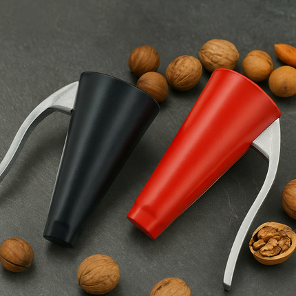 Easy Lever Nutcracker with Ergonomic Grip | Durable Aluminum Shell Opener for Effortless Nut Cracking