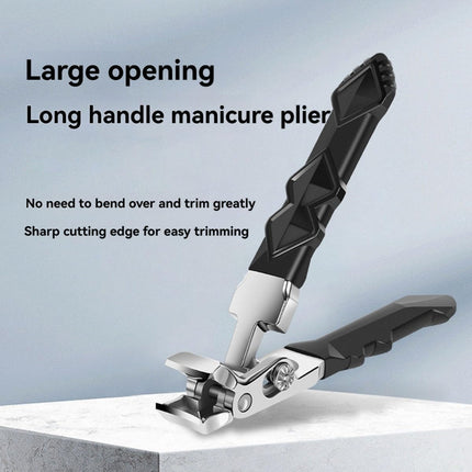 Nail Clipper Set with Angled Cutting Head & Grip Handle | Precision Trimming Tool for Fingernails and Toenails