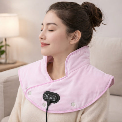 Neck Heating Pad with Vibration Massage | USB-Powered for Relaxation and Comfort