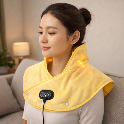 Neck Heating Pad with Vibration Massage | USB-Powered for Relaxation and Comfort