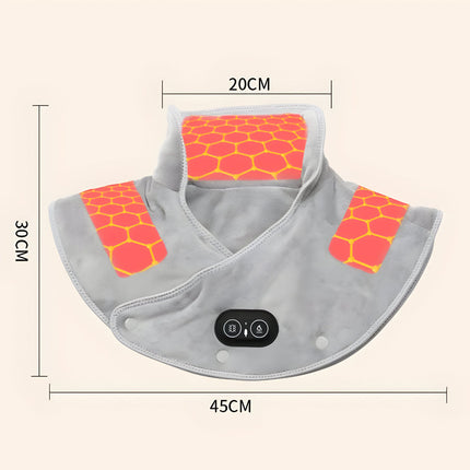 Neck Heating Pad with Vibration Massage | USB-Powered for Relaxation and Comfort