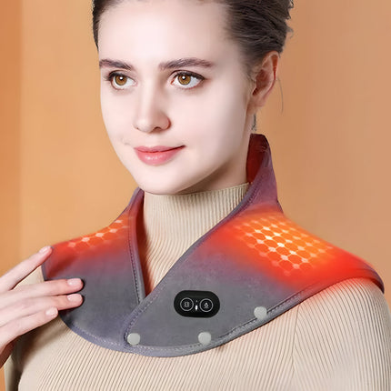 Neck Heating Pad with Vibration Massage | USB-Powered for Relaxation and Comfort