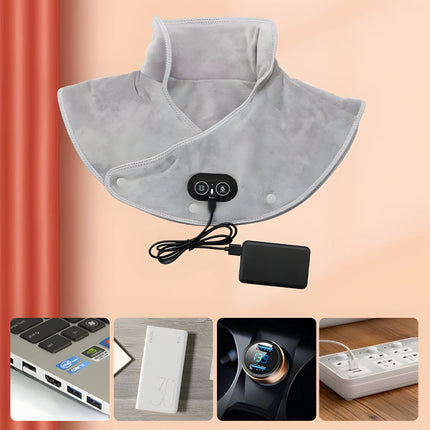 Neck Heating Pad with Vibration Massage | USB-Powered for Relaxation and Comfort