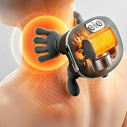 Portable Electric Neck Massager with Rechargeable Battery | Soothing Relief for Tension in Shoulders and Neck