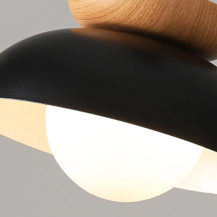 Nordic Dome Ceiling Light with Eco-Friendly Metal & Glass | Soft Diffused Illumination for Modern Spaces