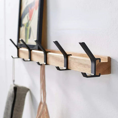 Nordic Coat Rack | Wall Mounted Coat Rack with Adjustable Hooks | Minimalist Design for Organized Spaces 0