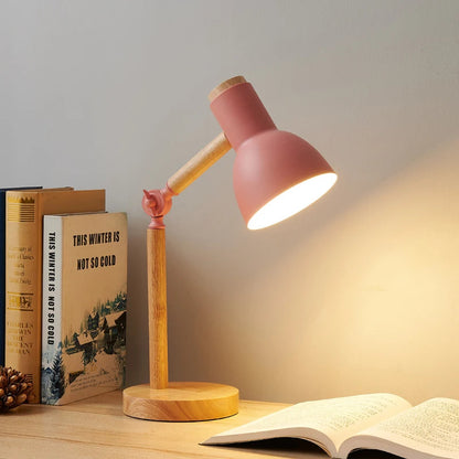 Nordic Collection | Desk Lamp with Adjustable Head & Soft Eye-Friendly Light | Ideal for Bedside Tables and Cozy Spaces 2