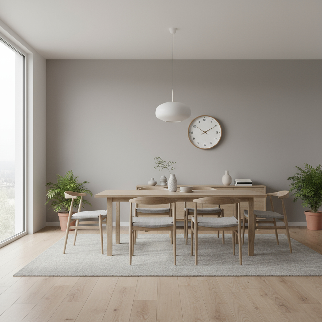 Nordic | Modern Wall Clock Decor with Silent Quartz Movement | Minimalist Design for Timeless Elegance 2