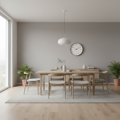 Nordic | Modern Wall Clock Decor with Silent Quartz Movement | Minimalist Design for Timeless Elegance 2