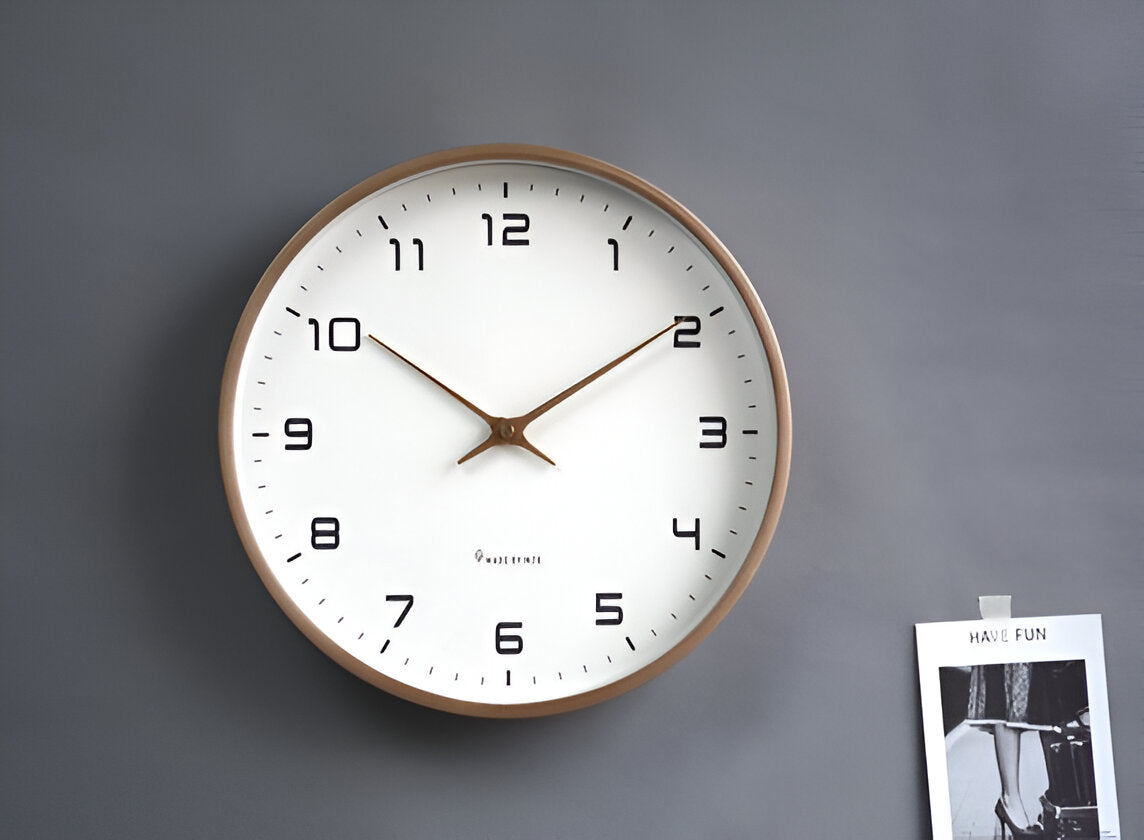 Nordic | Modern Wall Clock Decor with Silent Quartz Movement | Minimalist Design for Timeless Elegance 6