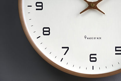 Nordic | Modern Wall Clock Decor with Silent Quartz Movement | Minimalist Design for Timeless Elegance 7