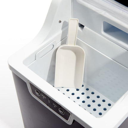 Nugget Ice Maker for Countertop with Self-Cleaning Function | Fast-Cooling Portable Ice Machine for Drinks