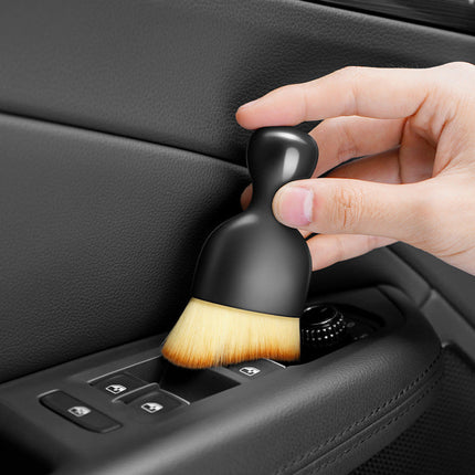 Car Interior Cleaning Brush with Flexible Bristles for Air Vents, Cup Holders and Panel Gaps, Car Detailing Brush