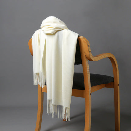 Cashmere Throw Blanket for Couch, Soft Blanket with Fringe – image 37
