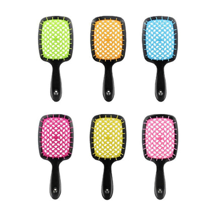 Detangling Hair Brush for Wet and Dry Hair, Flexible Bristle Detangler in 8 Colors for Curly and Thick Hair
