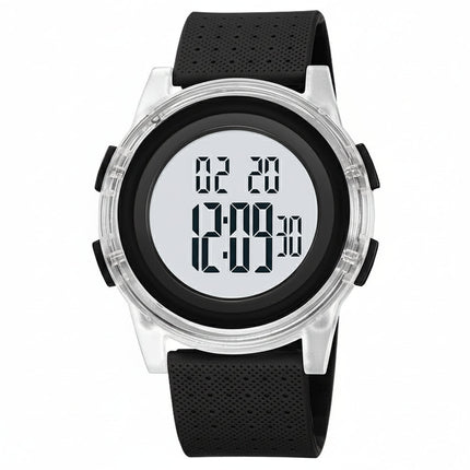 Mens Watch, Waterproof Digital Watch for Men with Chronograph Alarm and Date, Sports Watch with Stainless Steel Band
