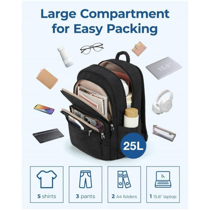 Laptop Backpack for Men and Women, Water Resistant Backpack with Insulated Compartments