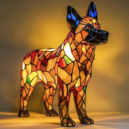 Decorative Dog Figurine Table Lamp with Warm Glow | Charming Accent Light for Cozy Home Décor