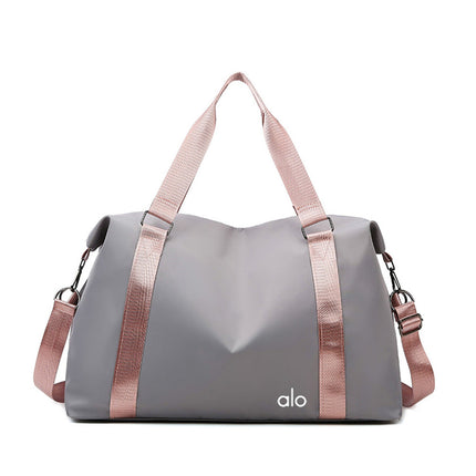 Gym Bag, Waterproof Travel Bag with Padded Shoulder Straps and Dual Handles, Weekend Bag for Workout and Travel