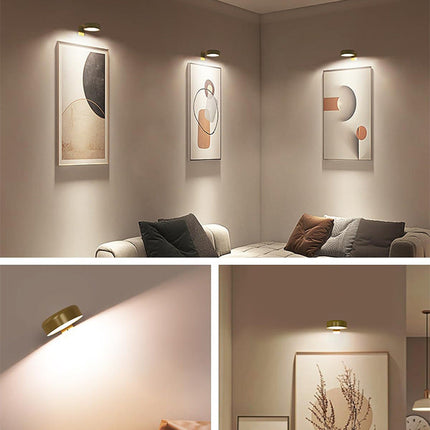 LED Picture Light with Remote, Gold Rechargeable Wall Light for Artwork, Photo Frames and Gallery Walls