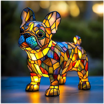 Decorative Dog Figurine Table Lamp with Warm Glow | Charming Accent Light for Cozy Home Décor