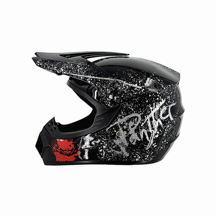 Full Face Motorcycle Helmets, Dirt Bike Helmet with Visor, Off Road Motocross Helmet, Motorcycle Gear for Trail Riding