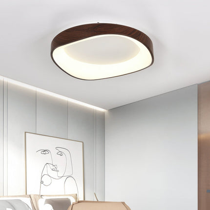 Nordic Wood Grain Ceiling Light with Energy-Efficient LED | Soft Glare-Free Illumination for Modern Spaces