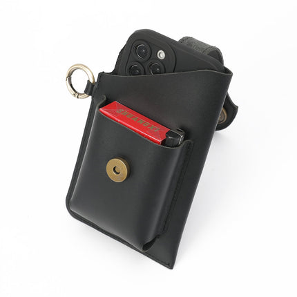 Premium Leather Phone Holster with Secure Belt Clip | Stylish Protection for Your Device