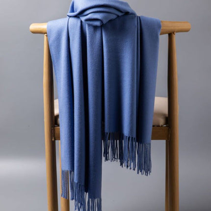 Cashmere Throw Blanket for Couch, Soft Blanket with Fringe – image 7