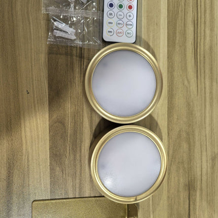LED Picture Light with Remote, Gold Rechargeable Wall Light for Artwork, Photo Frames and Gallery Walls
